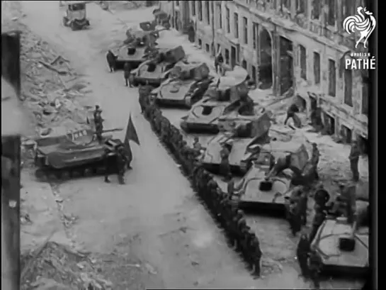 Russians Enter Berlin Final Months of World War II (1945) British Pathé