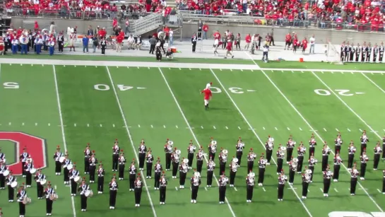 Ohio State Marching Band THE BEATLES! Halftime Show TBDBITL OSU vs Florida AM 9 21 2013