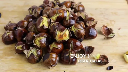 this year you will enjoy chestnuts like never before! they peel easily, tender ,and very delicious ! (1080p)