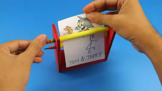 How to Make Cartoon printer machine at Home - DIY Magic Trick