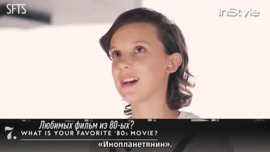 [RUS SUB] 11 Questions with Eleven: Millie Bobby Brown ¦ InStyle