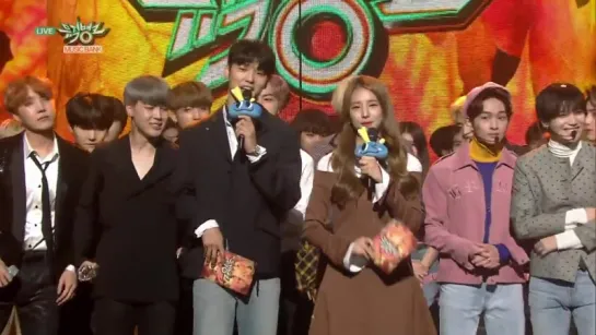 [PERF] 161021 BTS winning 1st place @ Music Bank