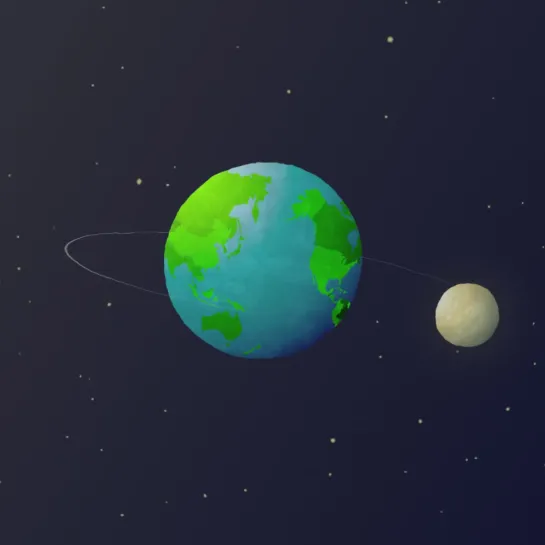 Earth and Moon