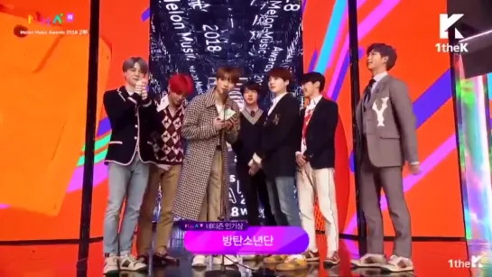 Netizen Popularity BTS MMA 2018