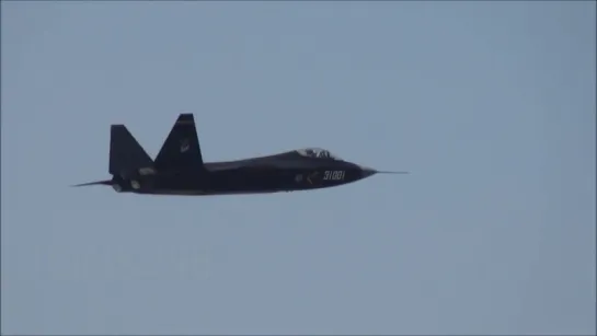 Chinese Stealth Fighter J-31 歼-31 鹘鹰 (FC-31) Demo Flight Air Show China 2014 第十届中国国际航空航天博览会