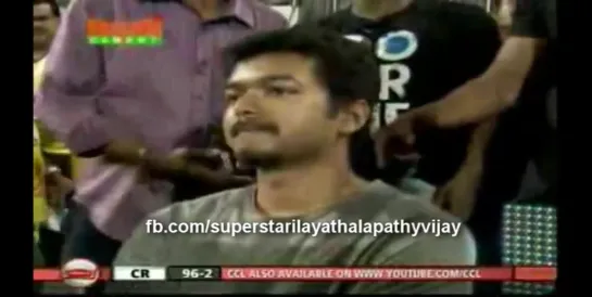 Vijay And Sanjay At CCL Semi Finals.wmv