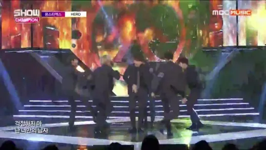 [VK][18.11.2015] Monsta X - Hero @ Show Champion