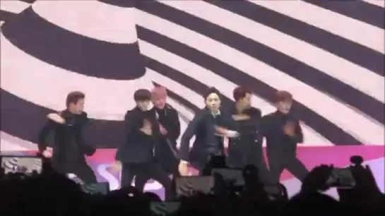 [VK] [27.12.2015] Monsta X - Hero (фанкам) @ SBS Awards Festival