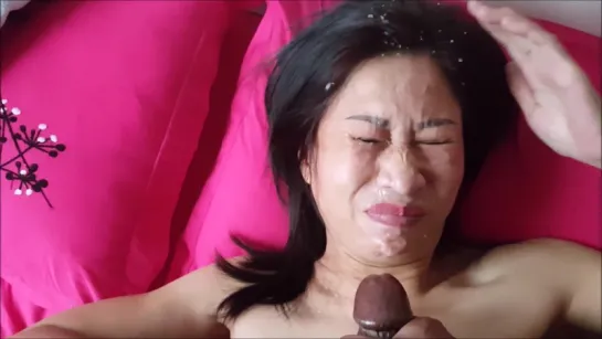 Asian Milf Massive Facial