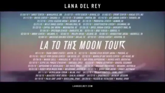 Публикация за 21 декабря 2017 (instagram.com/lanadelrey) / Промо-ролик тура «LA To The Moon»