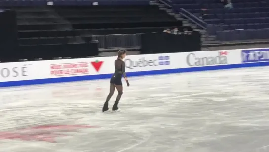 Евгения Медведева | Тренировка | Skate Canada | 25.10.18