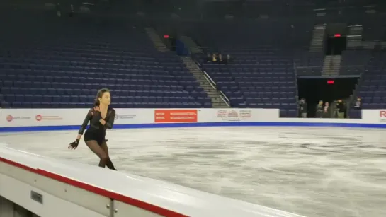 Евгения Медведева | Тренировка | Skate Canada | 25.10.18