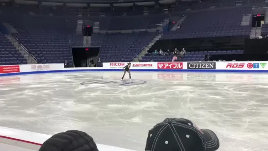 Евгения Медведева | Тренировка | Skate Canada | 25.10.18