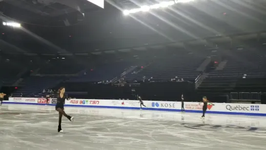 Евгения Медведева | Тренировка | Skate Canada | 25.10.18