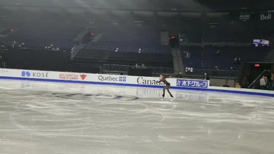 Евгения Медведева | Тренировка | Skate Canada | 25.10.18