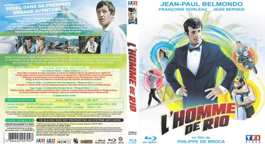 Человек из Рио (L' Homme de Rio. That Man from Rio)_1964_1080p_Франция, Италия (приключенческая комедия)