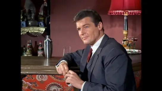 The Saint S4 E24 'The Gadget Lover' (1967)   Roger Moore,  Mary Peach,  Campbell Singer