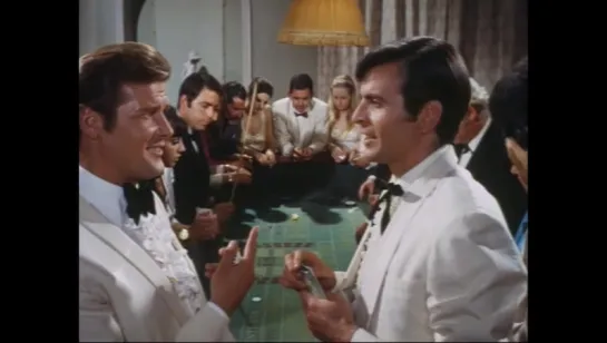 The Saint S5 E14 'The Ex-King of Diamonds' (1969)   Roger Moore, Stuart Damon, Ronald Radd