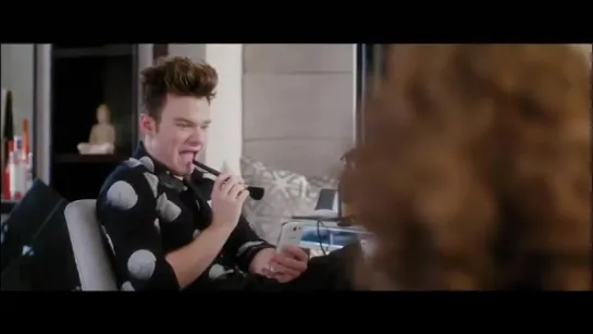 Chris in #AbFab movie [cut scene from trailer]