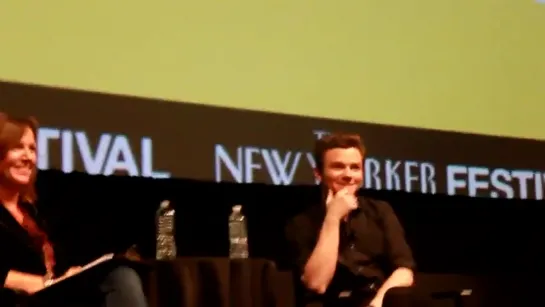 Chris Colfer at NYF 2011 I know you know on spoiler