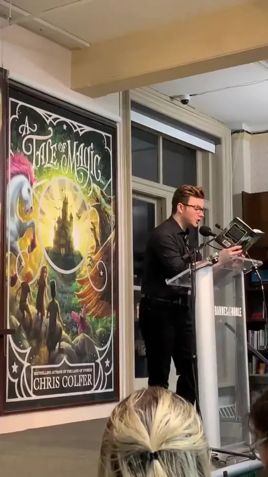 If you’re not at the @BNBuzz for @chriscolfer’s reading in celebrate of #ATaleofMagic, never fear!