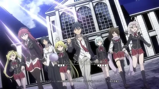 Единство семи магов / Trinity Seven 04. Лабиринт и волшебный стрелок [YottaNeko]