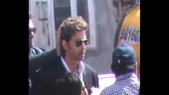 Hrithik Roshan  Katrina Kaif Spotted On Shooting Location of Their Coming Film Bang Bang