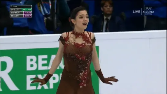 Evgenia Medvedeva — European Championships 2018 — Free Skating | NBC TV Network, Olympic Channel | 20.01.2018