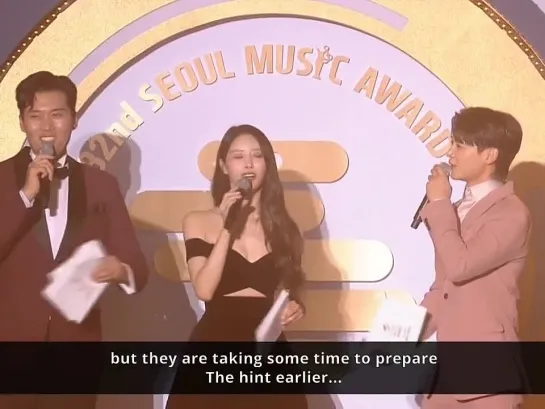 [230119] MC Mijoo, Minho и Kim Il-joong (5/10) @ 32nd Seoul Music Awards