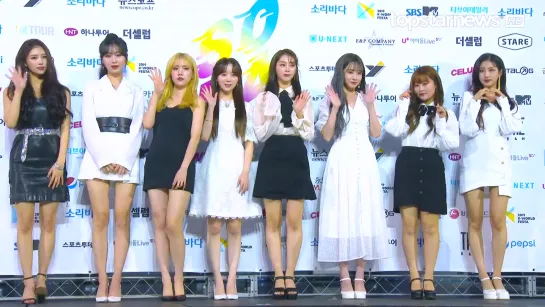 [190823] Lovelyz - Blue Carpet @ «Soribada Best K-Music Awards 2019»