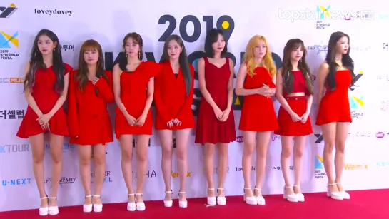 [190816] Lovelyz @ «K-World Fiesta 2019: Красная дорожка»