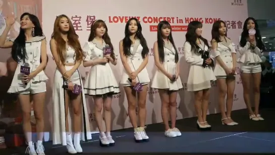 [190323] Lovelyz @ Пресс-конференция в Гонконге