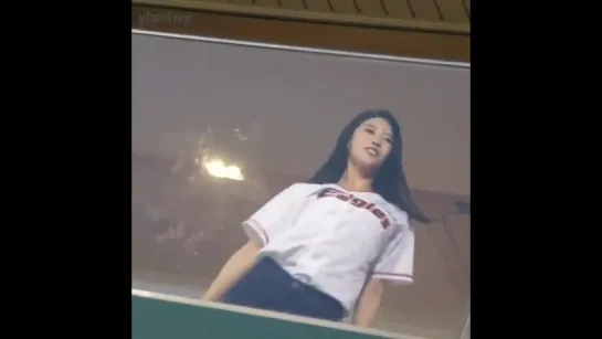 [180801] Mijoo @  «KBO League Hanwha Eagles vs KT Wiz 2018»