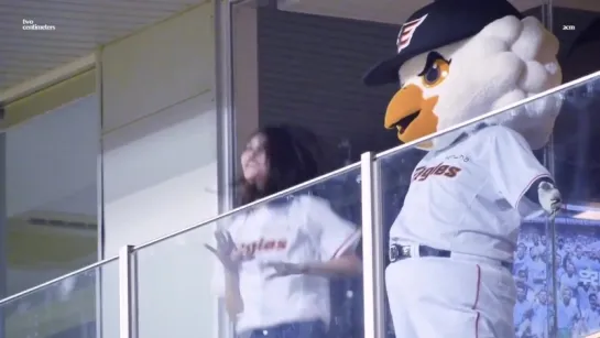 [180801] Mijoo @  «KBO League Hanwha Eagles vs KT Wiz 2018»