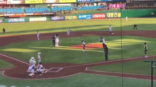 [180801] Mijoo @  «KBO League Hanwha Eagles vs KT Wiz 2018»