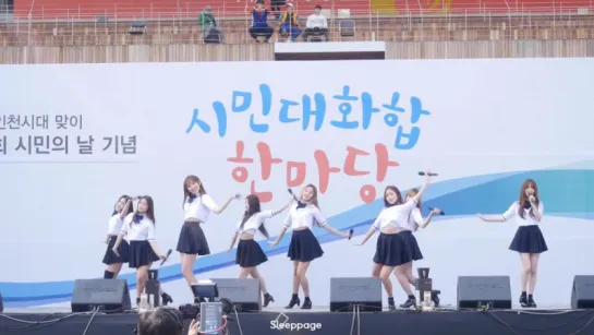 [161015] Lovelyz - Ah-Choo @ Incheon Citizens Day Event