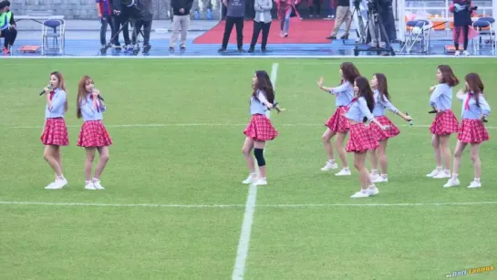 [161016] Lovelyz - Destiny @ Suwon FC & Gwangju FC