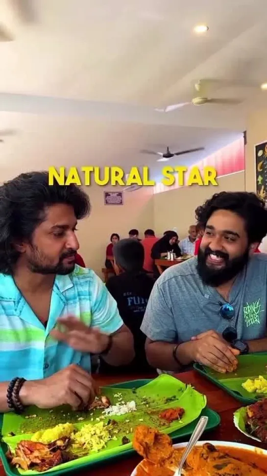 Glimpse of Nani on #eatkochieat Food Talk during #Dasara Malayalam Promotions