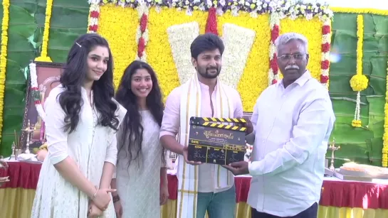 Nanis Shyam Singha Roy Movie Launch _ Sai Pallavi _ Krithi Shetty _ Rahul Sankr