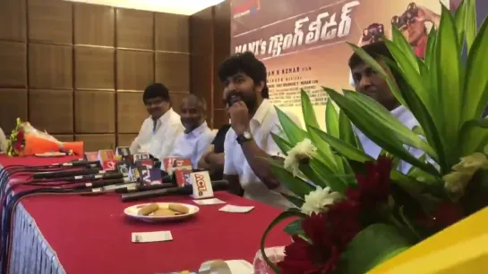 A small glimpse from today's press meet️ in Tirupati | Gang Leader Promotion