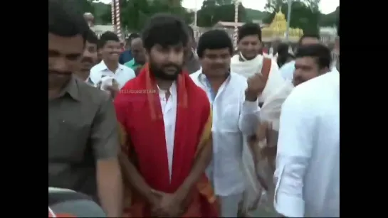 Natural star Nani visits Tirumala Temple. - - GangLeader promotions in Tirupati