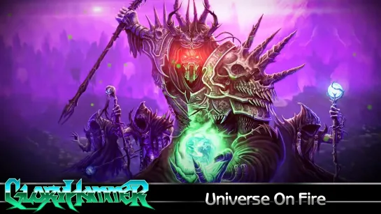 Gloryhammer - Universe On Fire (2015) (Official Lyric Video)