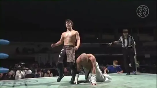 Jinsei Shinzaki & The Great Sasuke vs. Fujita Hayato & Kenou - 04.11.2013 (Michinoku Pro JJJ Series - Day 4)