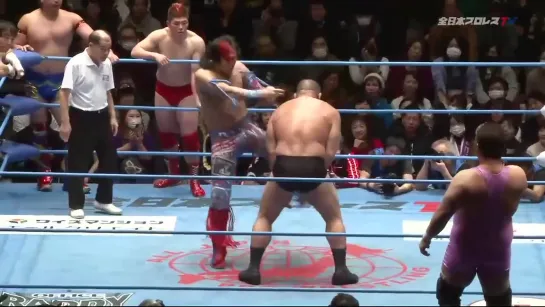 Manabu Nakanishi, Jun Akiyama, Yutaka Yoshie & Osamu Nishimura vs. Yoshitatsu, Ryouji Sai, TAJIRI & Dan Tamura