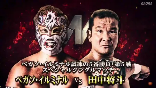 Masato Tanaka vs. Pegaso Iluminar (W-1 WRESTLE-1 Tour 2020 Sunrise - Day 1)