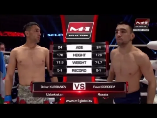 Бобур Курбанов vs Павел Гордеев, M-1 Challenge 87