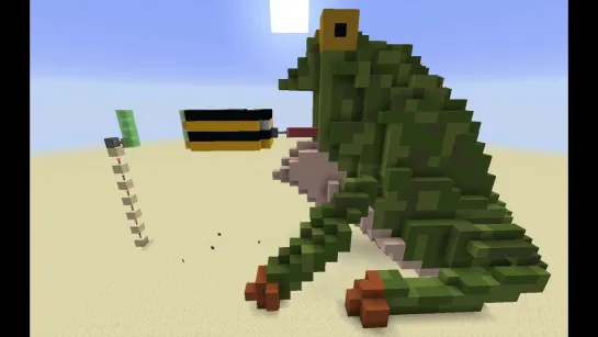 I Made a Frog Eat a Bee Using Flying Machines