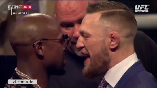 Mayweather vs McGregor World Tour- London Faceoff