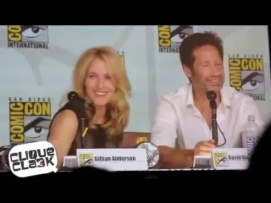 David and Gillian Comic Con 2013 Best Gazing Moments