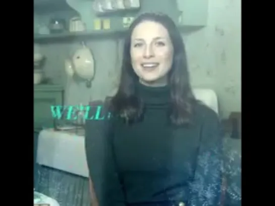 A little Christmas message from our very own Caitriona Balfe